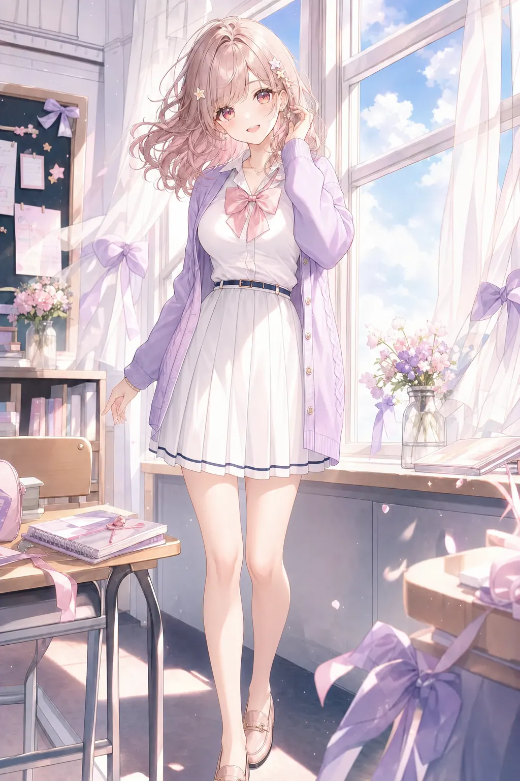 天音 ひかりのオリジナルアニメキャラクターイラスト