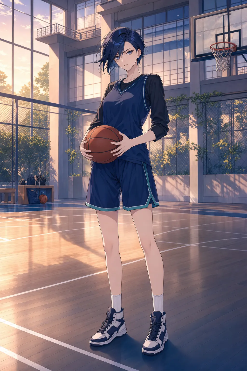 水城 零「ティールコートプレイ」のアニメファッションイラスト